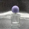 Botella de Perfume de Alta Gama de 30 ml Tapa Redonda Multicolor Botella Portátil para Sub-embotellar Perfume Botella Pulverizadora Cosmética Exquisita Botella de Vidrio