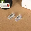 Clipe de Costura para Encadernação Colorido de Borda, Clipe Machado de Costura, Clipe de Fixação de Plástico Transparente com Cauda Longa, Fivela Forte para Patchwork, Clipe de Posicionamento