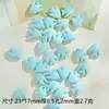 Cuentas de Cerámica Hechas a Mano Paquete de Materiales para Manualidades Redondas con Forma Especial Cuentas Sueltas Azules Sueltas Estudiante Niña Agujero Grande