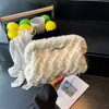 Nova Bolsa de Palha Tecida Artesanal de Nicho da Primavera de 2026, Bolsa de Mão Fashion, Bolsa de Ombro Personalizada na Moda, Bolsa Transversal com Corrente