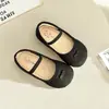 Zapatos de Cuero para Niña Estilo Nuevo Primavera y Otoño Zapatos de Princesa para Niña Pequeña Suela Suave Sin Cordones Mocasines para Bebé Zapatos Rosas para Niños