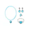 Accesorios Congelados Accesorios de Princesa Anna Anillo de Cosplay Pendientes Conjunto de Collar Pulsera para Niños Transfronterizo