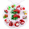 Nuevo Set de Accesorios para el Cabello de Niños para Navidad, Pinzas para el Cabello de Niñas, Ligas para el Cabello, Gomas Elásticas, Caja de Regalo, Regalos para Guardería, Venta al por Mayor, Suministro Transfronterizo