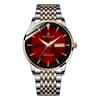 Relógio Masculino Automático Completo Moda Duplo Calendário Luminoso À Prova D'água Aço Inoxidável Business Não Mecânico Quartzo Masculino Novo