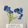 Flores Artificiais para Casamentos, Íris de Veludo com 6 Cabeças Falsas, Novos Materiais de Decoração para Casamento Estilo Chinês, Casa, Hotel e Clube