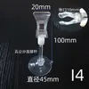 Clip de Ventosa POP Spot Clip de Adesivo Explosivo Clip Plástico Universal Transparente Clip de Etiqueta para Superfície de Vidro Desconto para Grande Quantidade