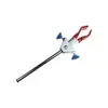 Braçadeira de Frasco de Aço Inoxidável Laboratório Pequena Grande Cruz Inglesa Alemã Suporte de Ferro Braçadeira de Três Garras Alumínio Duas Garras