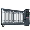 Fabricante de Puertas Colgantes Inteligentes Procesamiento de Aleación de Aluminio Puerta Lineal Automática Colgante sin Riel Acero Inoxidable Puerta Telescópica Eléctrica