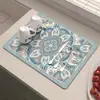 Alfombrilla Drenante para Encimera de Cocina de Tierra de Diatomeas Nórdica, Alfombrilla Absorbente de Secado Rápido, Alfombrilla Aislante de Calor para Fregadero sin Lavado para Lavabo y Barra de Cocina