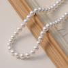 Perlas Sueltas Materiales para Manualidades, Conchas Pequeñas de Perlas Sintéticas para Hacer Pendientes Perforados, Ganchos para Orejas y Accesorios para Pendientes