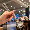 Cuchara Creativa de Acero Inoxidable, Cuchara Redonda de Moda para Uso en Casa y Restaurante, Cuchara para Comer, Cuchara de Postre para Niños, Cuchara para Pastel, Venta al por Mayor