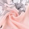 Nuevo elegante versátil hilo de seda de alta calidad estampado floral para mujer bufanda ligera transpirable bufanda de seda chal de viaje
