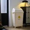 Bote de Basura Comercial con Ruedas Sin Tapa, Gran Capacidad para Uso Doméstico, Adecuado para Cocina, Villa, Patio, 60 Litros, 40 para Cafeterías, 20