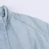Venta Caliente Transfronteriza de AliExpress Nuevas Llegadas Primavera 2026 Ropa de Mujer Color Sólido Holgada Casual Sencilla Chaqueta de Mezclilla