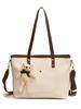 Bolsa de Grande Capacidade para Mulheres 2026 Nova Moda Cor Color-Blocking Bolsa de Ombro Moda de Alto Padrão Bolsa para o Dia a Dia Bolsa Tote Versátil