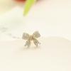 Mini broche estilo japonés con lazo, hebilla de alfiler para cuello en V, antiluz, insignia para traje, joyería pequeña