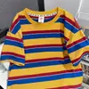 Oferta Especial [Foto Real de Rayas Teñidas en Hilo de Algodón al 95% + Cuello de Sorona + Adorno de Canalé en los Hombros] Talla Extra Grande 150 kg Camisa de Manga Corta a Rayas