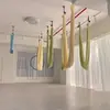 Hamaca de Yoga Aéreo de Color Sólido de 4m Uso en Casa Hamaca Anti-Gravedad Micro-Elástica Correa de Estiramiento Colgante Estudio de Yoga Especial