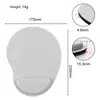 Estoque Disponível Mouse Pad com Apoio de Pulso de EVA para Computador Atacado Antiderrapante Confortável Apoio de Pulso Simples Mouse Pad de Escritório Protetor de Pulso