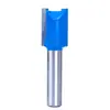 Fresa de Faca Reta de Dupla Face 8mm de Haste Conjunto de Facas para Ranhurar Madeira Faca Plana Faca de Fundo Azul Cabeça de Faca para Máquina de Acabamento