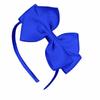 Amazon Diadema de Color Sólido con Lazo para Niñas Diadema de Poliéster Acanalado Accesorios para el Cabello Lindos y Versátiles