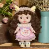 Boneca Cheia 28cm Boneca Expressão Engraçada Fofa Boneca Feia Fofa Corpo Inteiro Vinil Olho 3D 5 Articulações Brinquedo Infantil