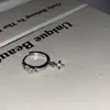Aretes de Aro con Doble Agujero y Estrella Brillante Pendientes de Aro con Diseño de Nicho Sentido Avanzado Hebilla de Oreja Aretes Diarios Versátiles