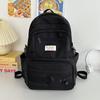 Mochila de estilo coreano con colores frescos y contrastantes para mujer, nueva mochila de viaje de gran capacidad, mochila escolar para estudiantes universitarios, 2024
