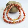 Pulsera de Piedra Natural Ai Yu Piedra Flor de Cerezo Pulsera Doble Círculo Joyería Estilo Antiguo Oferta Especial Transmisión en Vivo Venta al por Mayor S5022809