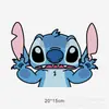 Calcomanía Impermeable para Coche Motocicleta Eléctrica Dibujos Animados Lilo y Stitch Cubre Arañazos Calcomanía Anime para Coche