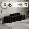 Banco largo con acolchado suave para cambiarse los zapatos, adecuado para uso doméstico en la entrada, al pie de la cama, en la zona de espera de la sala de estar y como banco de varios tamaños para la zona de descanso