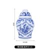 Pingente de Árvore de Natal Jingdezhen Decoração de Porcelana Azul e Branca Pingente Pequeno Vaso de General Vaso Pequeno Retrô Ornaments de Vento Criativos