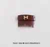 Nuevo Peine con Flequillo Estilo Coreano con Diseño de Letras, Elegante Peine Dentado, Simple Peine de Inserción, Accesorio para el Cabello de Alta Gama