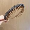 Diadema Clip de Pelo con Diamantes Completos Terciopelo Corea del Sur Pinza de Presión Pinza de Pelo para Adultos Lavado de Cabello Cara Terciopelo Ciber Celebratorio Diadema para Mechones Sueltos