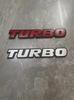 Adesivos de corpo de metal 3D para carro, adesivos personalizados para carro modificado, adesivos de logo lateral de carro TURBO, adesivo de palavra, adesivo de carro TURBO