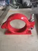 Braçadeira de Tubo de Bomba de Caminhão Betoneira 125/100/80 Braçadeira de Tubo Forjada Braçadeira de Tubo de Bomba de Solo Braçadeira em U