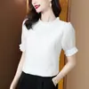 Camisa de Encaje Bordado Nueva de Verano, Camisa Base Europea de Moda, Top Versátil para Mujer