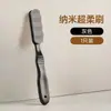Escova de sapato de cerdas macias, escova ultrassuave para limpeza de sapatos, superfície em malha, ferramenta doméstica que não danifica sapatos, cabo longo, multifuncional para tênis de corrida