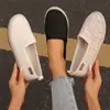Zapatos de tela transpirables de estilo pescador planos de moda y versátiles para mujer, nuevos zapatos de tela del viejo Pekín para primavera-verano 2026 para mujer