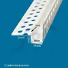 Fabricantes de linha de formato especial plástico vários formatos unilateral em U teto teto processo ranhura divisória de PVC especificações completas