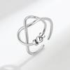 Anillo giratorio de Amazon Explosions para mujer, anillo de descompresión antiansiedad, personalizado, simple, en forma de corazón, venta al por mayor.