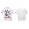 Moda Americana Transfronteriza Hellstar Serie Hellstar Camisetas Casuales de Algodón Impresas para Hombres y Mujeres Verano Sueltas de Manga Corta