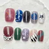 Exhibición de Uñas Artísticas Transfronteriza, Colección de Muestras de Uñas Portables, Puntas de Uñas Ovaladas