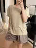 Fábrica atacadista de comércio exterior Vento de celebridade da Internet Waffle Smiley Pijama feminino de manga curta com shorts Conjunto de roupa para casa Moda