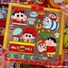 Pegatinas 3D de Crayon Shin-chan en Relieve Impermeables DIY para Patinete Eléctrico, Teléfono, Tableta, Dibujos Animados Lindos, Pegatinas Decorativas