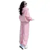 Processamento Customização 2026 Primavera/Outono Novo Estilo Temperamento Moda Versátil Solto Jaqueta Corta-vento Calças Jogger Casuais Femininas