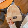 Sombrero de marca de moda de estilo japonés, sombrero de lana para hombres y mujeres, sombrero de punto de otoño e invierno, sombrero de calle grueso y cálido con protección para los oídos, sombrero para el frío.