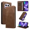 Funda adecuada para teléfono Redmi Note 15, Funda de cuero genuino de microfibra para Xiaomi 17t Pro, Funda protectora tipo cartera 14C para negocios