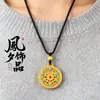 Collar de Calabaza Colgante de Brújula Redonda Cinco Bendiciones Esmaltado Pixiu Flor de Loto Cabeza de Buda Cadena para Suéter Suministro Personalizado de Tienda de Oro