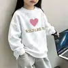 Sudadera de otoño para niña 2026 nuevo estilo suéter de otoño e invierno para niño de manga larga top casual moderno con estampado